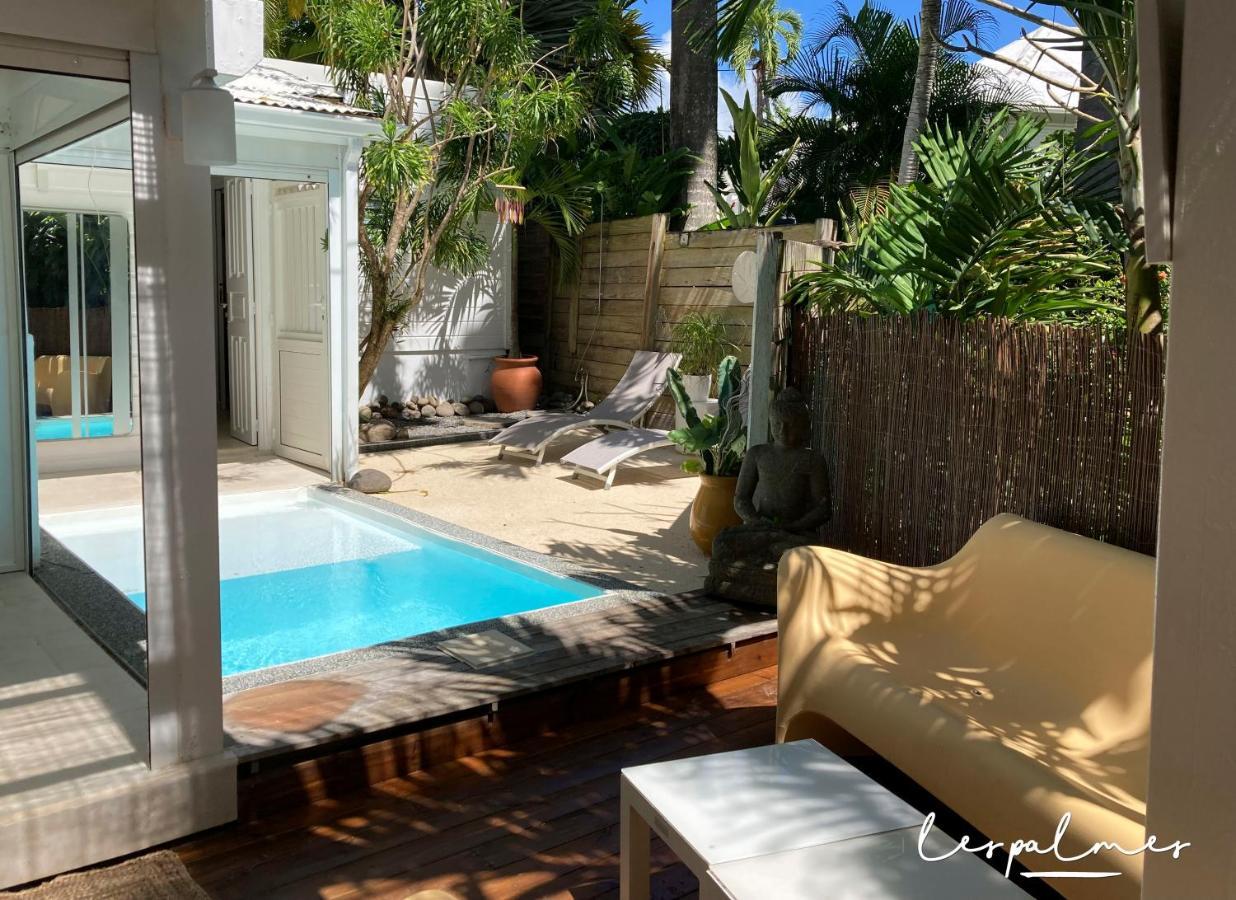 17 Les Palmes - Maison De Charme - Piscine Privee Et Acces Plage Sainte-Anne  Eksteriør billede